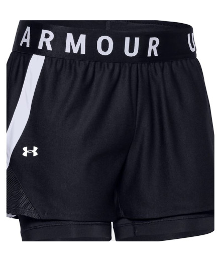 Pantalones cortos Under Armour Play Up 2-in-1 Mujer Black