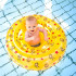 Flotador de bebé Swim Essentials Yellow Circus 0-1 año