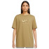 Camiseta de manga corta Nike Sportswear Mujer Brown