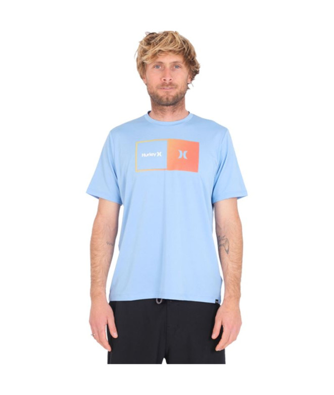 Camiseta Hurley Halfer Gradient UPF Hombre BL