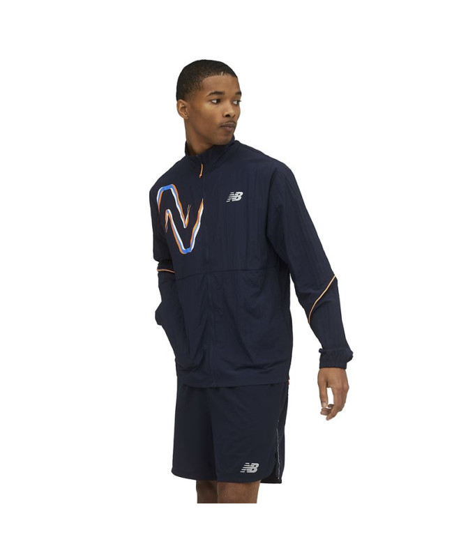 Chaqueta New Balance Graphic Impact Run Hombre...