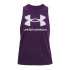 Camiseta sin mangas Under Armour Sportstyle Mujer Purple