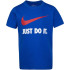 Camiseta de manga corta Nike Swoosh Infantil Blue