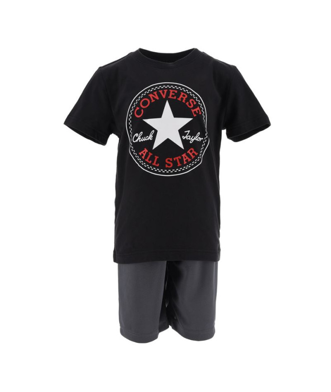 Conjunto Converse Chuck Taylor Patch Boy Black...