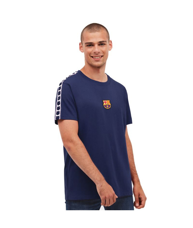 Camiseta F.C.Barcelona Escudo Marino Barça Hombre