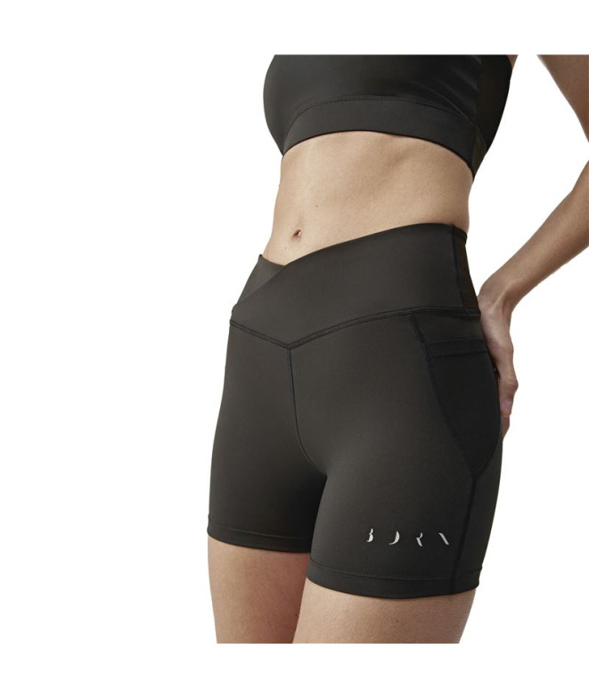 Mallas cortas Born Living Yoga Sun Black