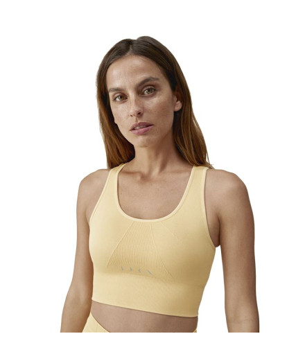 Top deportivo Born Living Yoga Urdhva Yellow Sorbet
