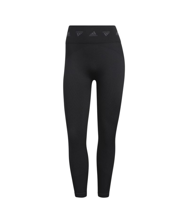 Mallas de fitness adidas Aeroknit Mujer Black