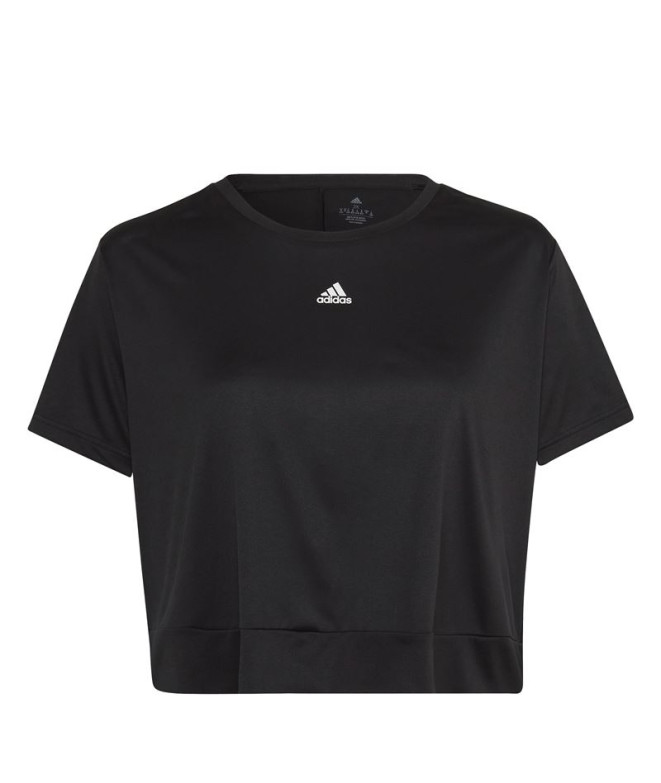 Camiseta adidas AeroReady Studio Loose Cropped...