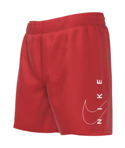 Bañador Nike 4" Volley Niño Rojo