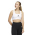 Sujetador deportivo adidas PowerReact Training Mujer Blanco