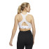 Sujetador deportivo adidas PowerReact Training Mujer Blanco