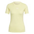 Camiseta de manga corta adidas Techfit Training Mujer Yellow