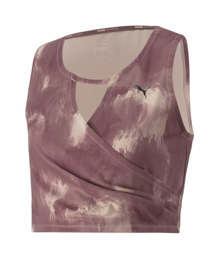 Top Puma Studio Crop Mujer Purple