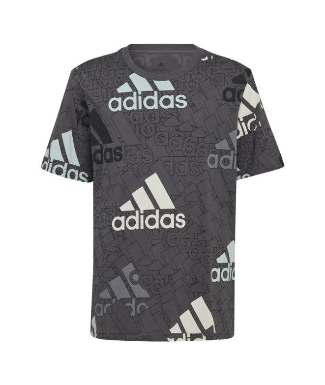 Camiseta adidas Brand Love Infantil Black