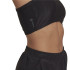 Top adidas Yoga Studio Wrapeed Rib Mujer Black