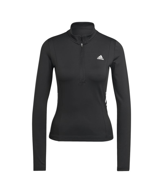 Camiseta Manga Larga adidas Hyperglam 1/4-Zip...