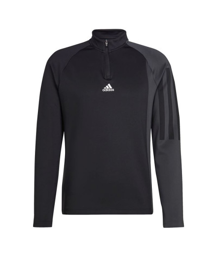 Camiseta de fitness adidas 1/4-Zip Colourblock Hombre BK