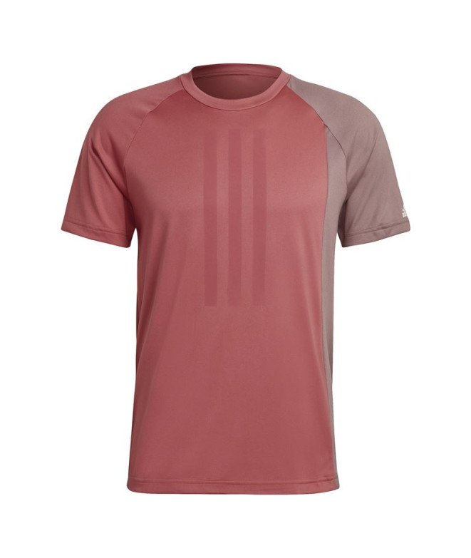 Camiseta de fitness adidas Colourblock Hombre Blue