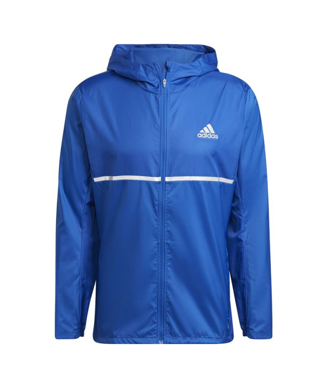 Chaqueta de running adidas Own the Run Hombre Blue