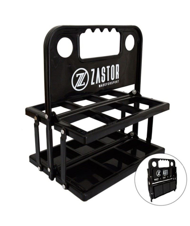 Botellero Zastor plegable MOE-6 - Ø70mm - Negro
