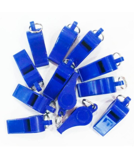 Silbato Plástico Zastor Beep. X12 Azul
