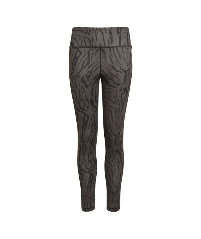 Pantalones adidas 7/8 Sport Animal Print Niña Grey