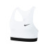 Sujetador deportivo Nike Swoosh Mujer White