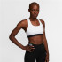 Sujetador deportivo Nike Swoosh Mujer White