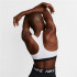 Sujetador deportivo Nike Swoosh Mujer White
