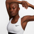 Sujetador deportivo Nike Swoosh Mujer White