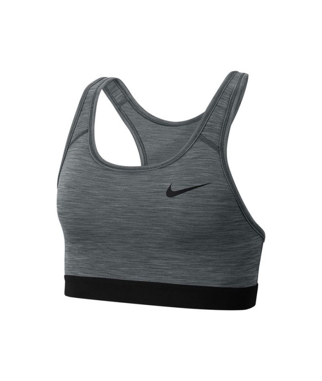Sujetador Deportivo Nike Swoosh Mujer Grey