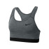 Sujetador Deportivo Nike Swoosh Mujer Grey