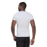 Camiseta adidas Techfit Training Hombre White