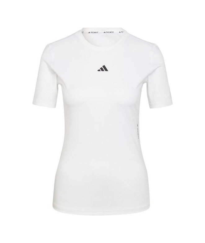 Camiseta adidas Techfit Training Mujer White