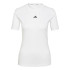 Camiseta adidas Techfit Training Mujer White