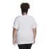 Camiseta adidas Essentials Slim 3 bandas Mujer Blanco