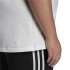 Camiseta adidas Essentials Slim 3 bandas Mujer Blanco
