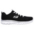 Zapatillas Skechers Graceful-Get Connect Mujer Black Mesh / White Trim