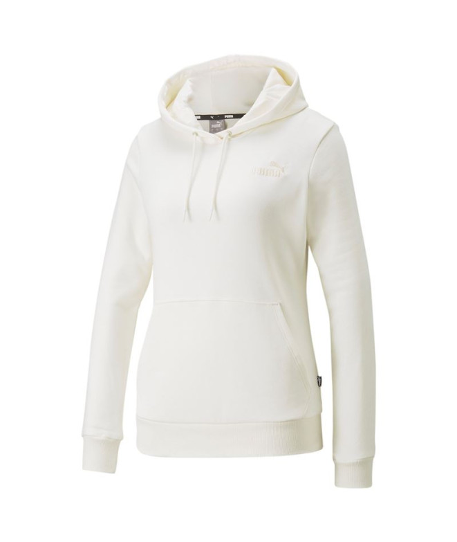 Sudadera Puma Essentials Embroidery Mujer White
