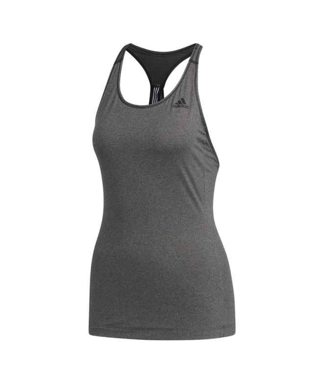 Camiseta Tirantes adidas 3 Stripes Tank Mujer Gris