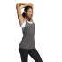 Camiseta Tirantes adidas 3 Stripes Tank Mujer Gris