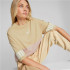 Camiseta Puma Power Colorblock Mujer Beige