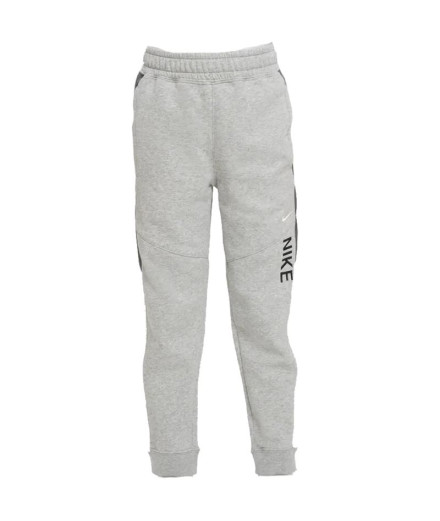 Pantalones Nike NSW HYBRID FLC BB Niño Grey