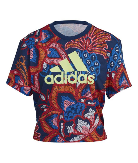Camiseta adidas FARM Rio Graphic Mujer Blue
