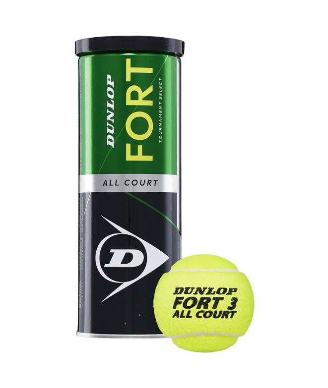 Pelotas de Tenis Dunlop Fort All Court TS Yellow