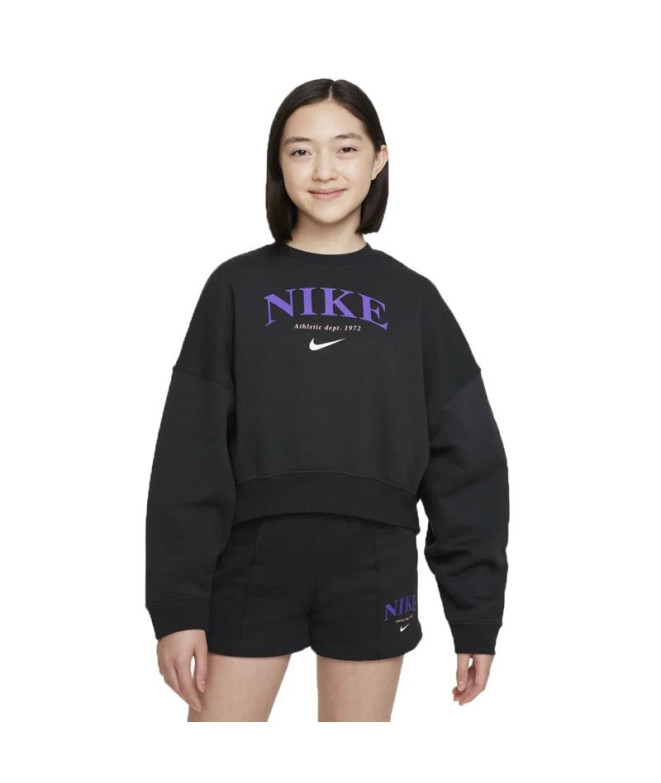 Sudadera Nike Sportswear Trend Niña Black