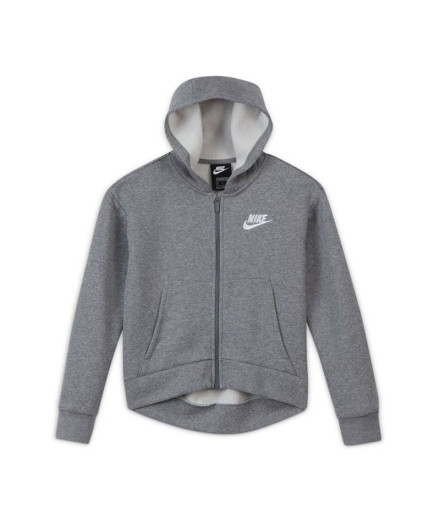 Chaqueta Nike Sportswear Club Fleece Niña Gris