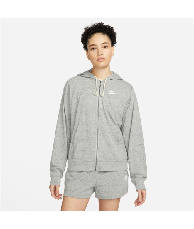 Chaqueta Nike Sportswear Gym Vintage Mujer Gris