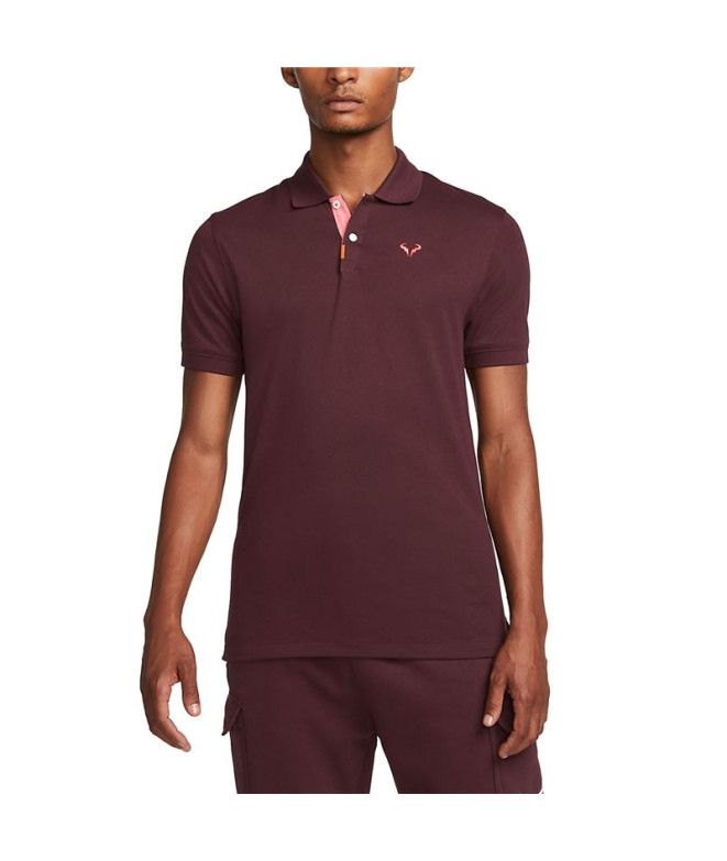 Polo The Nike Rafa Granate Hombre